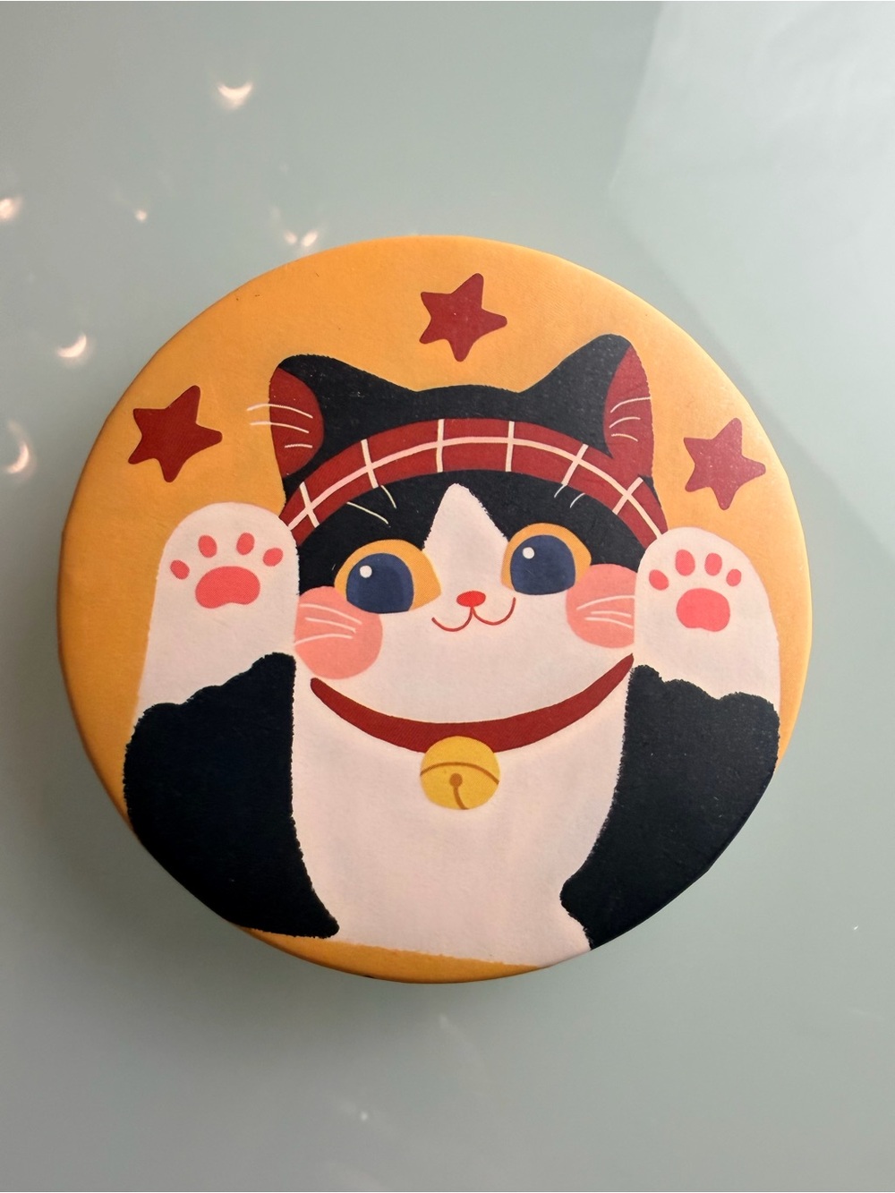 Cat-Themed Round Cat Compact Mirror Double Sided (Pick 1)